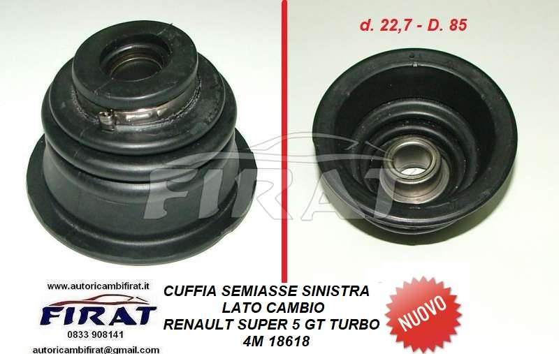CUFFIA SEMIASSE RENAULT SUPER 5 GT TURBO SX (18618)